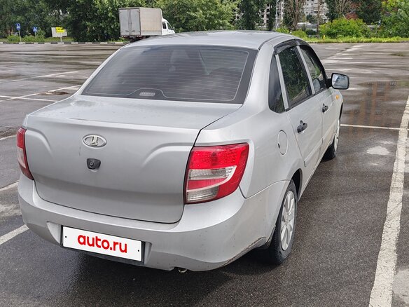 2013 Lada (ВАЗ) Granta I, серебристый, 275000 рублей - вид 2