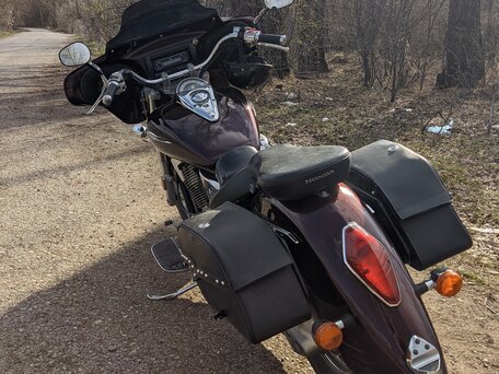2004 Honda VTX 1300, красный, 610000 рублей, вид 3