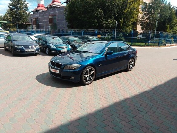 2011 BMW 3 серии 318i V (E90/E91/E92/E93) Рестайлинг, синий, 850000 рублей - вид 1