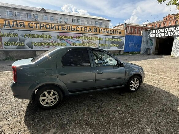 2010 Renault Logan I Рестайлинг, синий - вид 3
