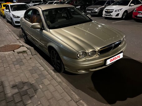 2006 Jaguar X-Type I, золотистый, вид 5
