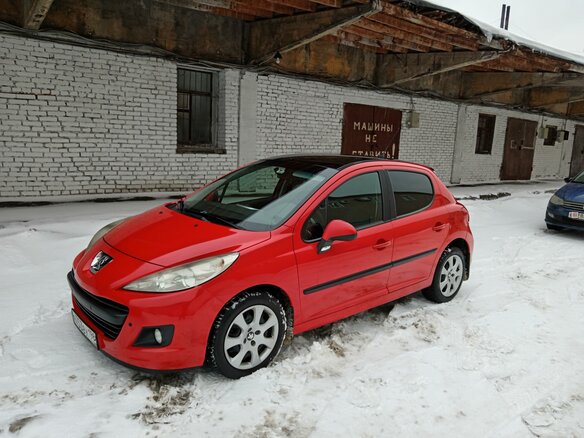 2010 Peugeot 207 I Рестайлинг, красный, 499999 рублей
