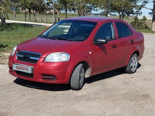 2008 Chevrolet Aveo I Рестайлинг, красный, 700000 рублей, вид 1
