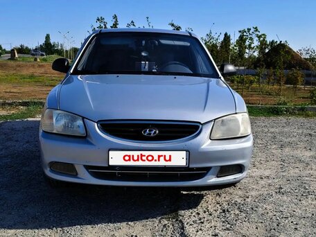 2006 Hyundai Accent ТагАЗ II, серебристый, 400000 рублей, вид 1