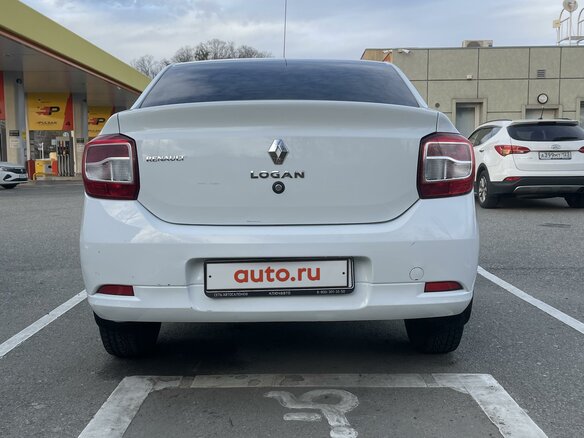 2019 Renault Logan II Рестайлинг, белый, 770000 рублей - вид 1