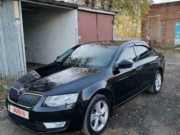 2015 Skoda Octavia III (A7), чёрный, 1920000 рублей - вид 1