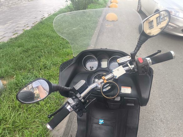 2006 Yamaha Majesty 400, чёрный, 180000 рублей - вид 5