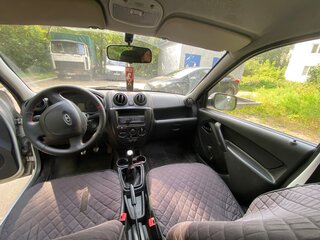 2014 Lada (ВАЗ) Granta I, серый, 215000 рублей, вид 5