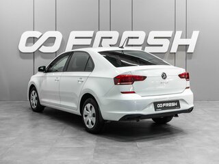 2022 Volkswagen Polo VI, белый, 1420000 рублей, вид 2