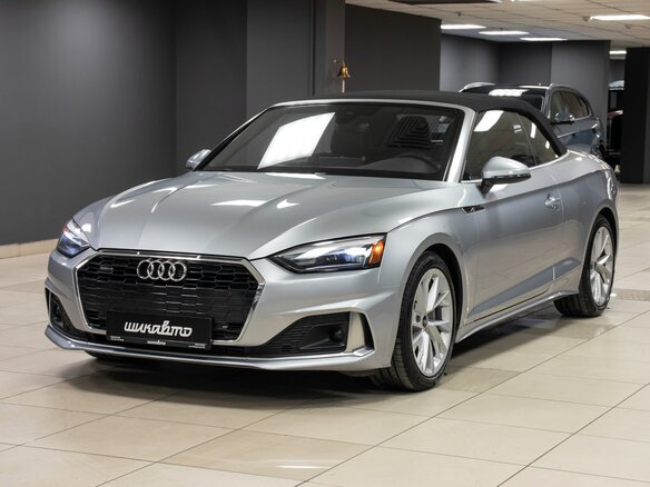 2021 Audi A5 45 TFSI II (F5) Рестайлинг, серебристый - вид 1