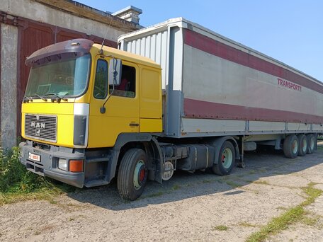 1993 MAN F 2000, жёлтый, 1150000 рублей, вид 1