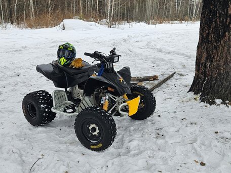 2014 BRP Can-Am DS 90, чёрный, 250000 рублей, вид 3