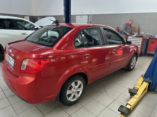 2010 Kia Rio II Рестайлинг, красный, 570000 рублей, вид 2