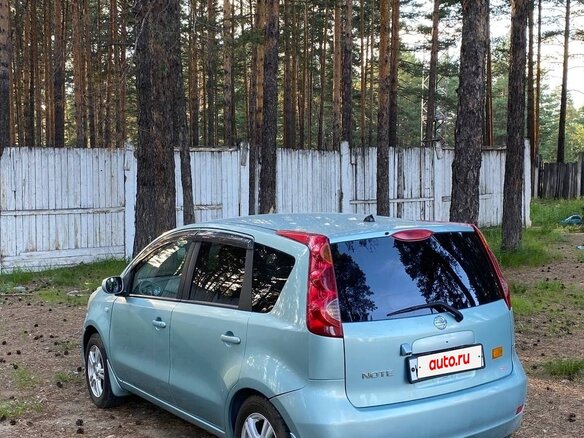 2008 Nissan Note I Рестайлинг, голубой, 530000 рублей - вид 3