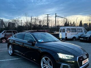 2021 Audi A5 Sportback 40 TFSI II (F5) Рестайлинг, чёрный, 4200000 рублей, вид 3