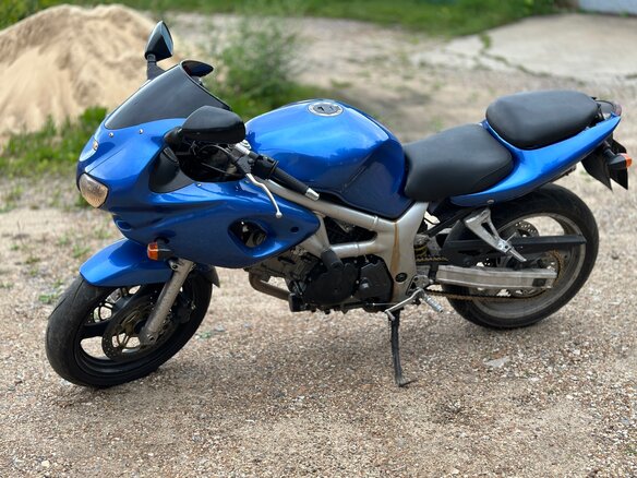 2002 Suzuki SV 650, синий, 230000 рублей - вид 6