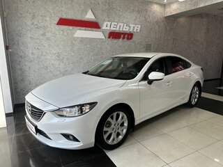 2016 Mazda 6 III (GJ) Рестайлинг, белый, 1995000 рублей, вид 1