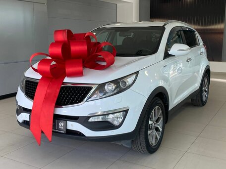 2014 Kia Sportage III Рестайлинг, белый, 1377000 рублей, вид 1