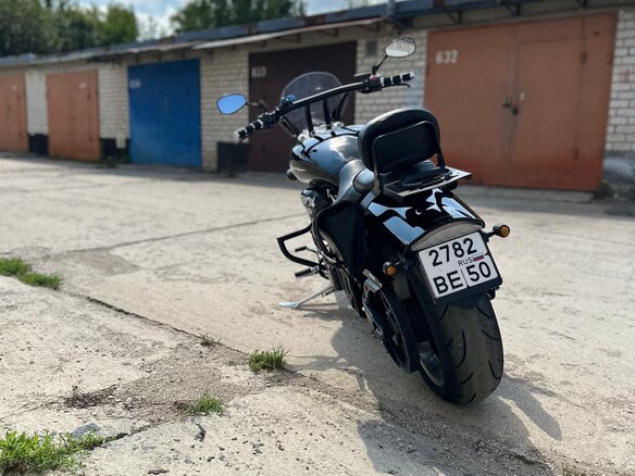2008 Yamaha XV 1700 Warrior, чёрный, 750000 рублей - вид 7