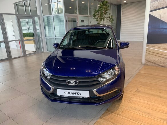 2025 Lada (ВАЗ) Granta I Рестайлинг, синий - вид 2