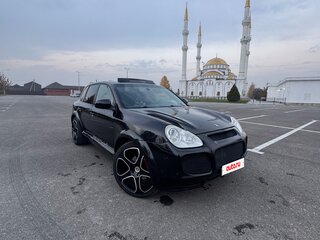 2006 Porsche Cayenne Turbo I (955), чёрный, 1600000 рублей, вид 1