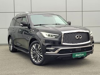 2018 Infiniti QX80 I Рестайлинг 2, чёрный, 4350000 рублей, вид 3