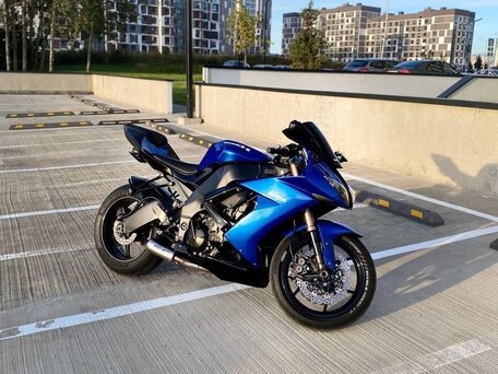 2008 Kawasaki ZX-10R Ninja, синий, 580000 рублей, вид 1