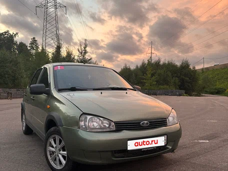 2011 Lada (ВАЗ) Kalina I, зелёный, 240000 рублей, вид 1