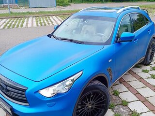 2012 Infiniti FX30d II (S51) Рестайлинг, синий, 2260000 рублей, вид 4