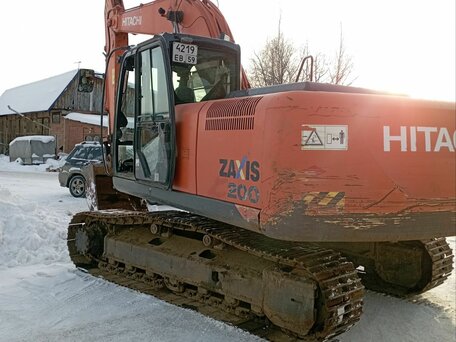 2013 Hitachi ZX200, оранжевый, 7500000 рублей, вид 2