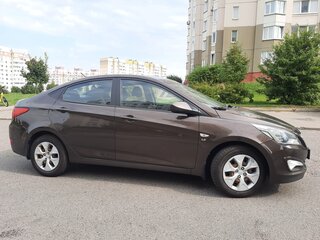 2014 Hyundai Accent IV, коричневый, 896882 рублей, вид 3