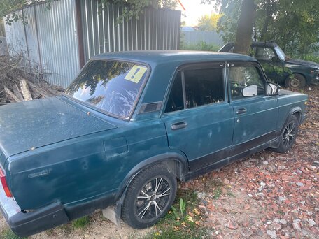 2001 Lada (ВАЗ) 2107, зелёный, 80000 рублей, вид 2