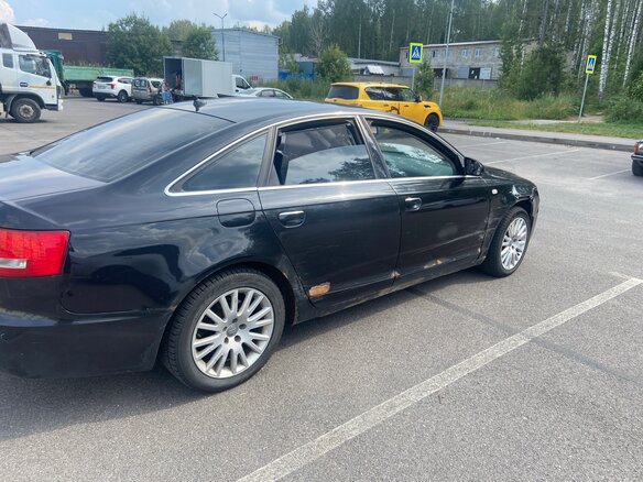 2007 Audi A6 III (C6), чёрный, 630000 рублей - вид 6