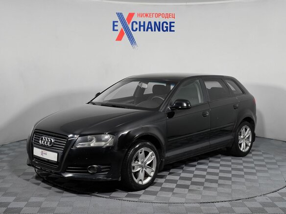 2008 Audi A3 II (8P) Рестайлинг 2, чёрный, 410000 рублей