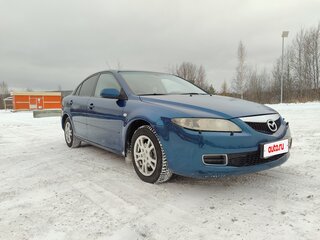 2007 Mazda 6 I (GG) Рестайлинг, синий, 650000 рублей, вид 4