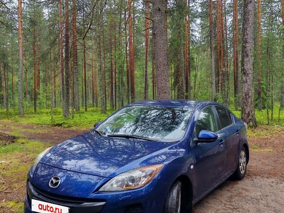 2011 Mazda 3 II (BL) Рестайлинг, синий, 950000 рублей