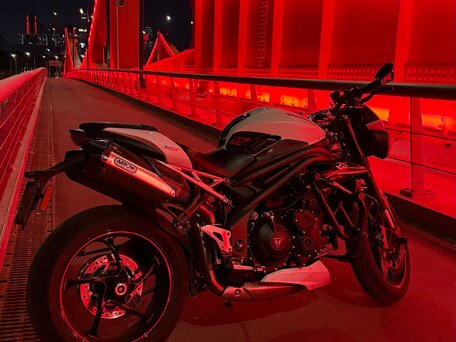 2019 Triumph Speed Triple, белый, 900000 рублей, вид 2