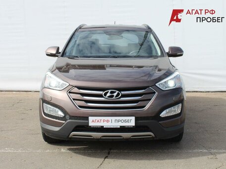 2014 Hyundai Santa Fe III, коричневый, 1830000 рублей, вид 2