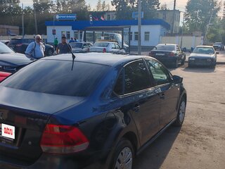 2014 Volkswagen Polo V, синий, 1050000 рублей, вид 4