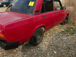 2008 Lada (ВАЗ) 2107, пурпурный, 199000 рублей, вид 4