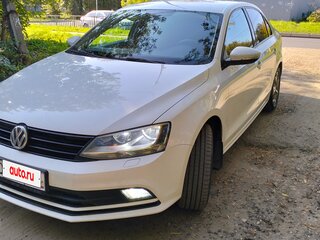2016 Volkswagen Jetta VI Рестайлинг, белый, 1250000 рублей, вид 1