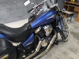 2009 Kawasaki VN900 Vulcan, синий, 550000 рублей, вид 2