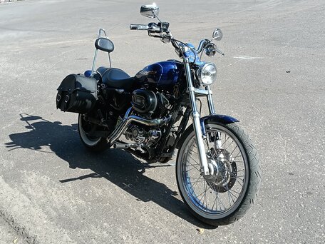 2007 Harley-Davidson Sportster 1200, синий, 635000 рублей, вид 4
