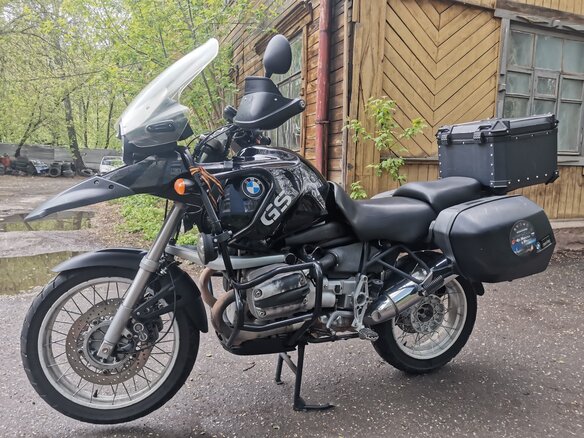 2000 BMW R 1150 GS, чёрный, 450000 рублей - вид 3