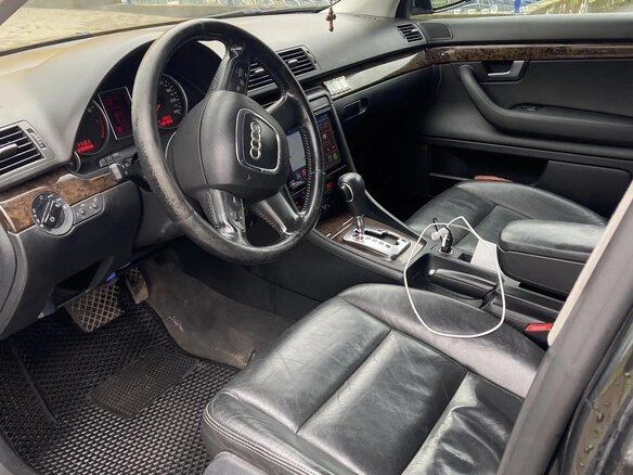 2007 Audi A4 III (B7), чёрный, 800000 рублей - вид 12
