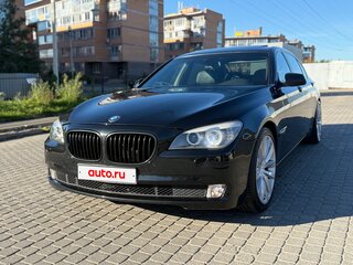 2009 BMW 7 серии Long 740Li V (F01/F02/F04), чёрный, 1350000 рублей, вид 2