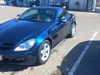 2006 Mercedes-Benz SLK-Класс 200 II (R171), синий, 1468000 рублей, вид 2