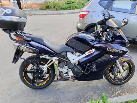 2004 Honda VFR 800, синий, 400000 рублей, вид 1