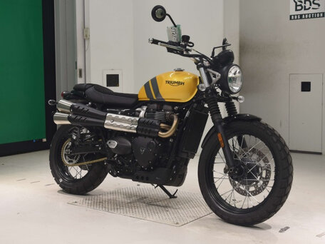 2024 Triumph Scrambler, жёлтый, 1120000 рублей, вид 3