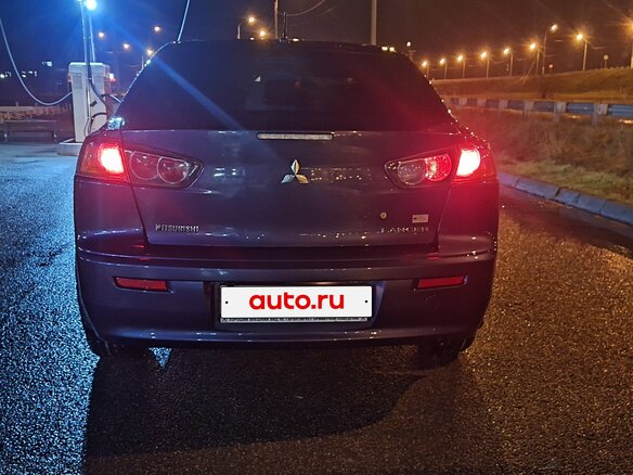 2011 Mitsubishi Lancer X Рестайлинг, синий